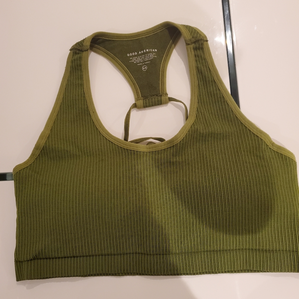 Good AmericanSeamless Strappy Back Rib Bra - Picture 4 of 5